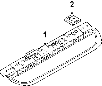 BMW 3 E90 05-12 NEW GENUINE 3RD THIRD BRAKE REAR TAIL LIGHT STOP LAMP 63257145519 - Image 2
