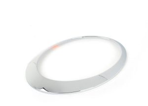 MINI NEW GENUINE COOPER R52 R53 R50 O/S RIGHT CHROME HEADLIGHT TRIM RING 63126917836