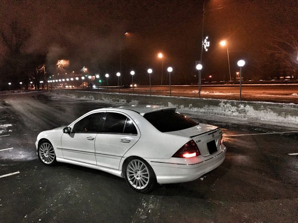 C55 ANG Sport style Sideskirts For Mercedes W203 04-07 Facelift - Image 6