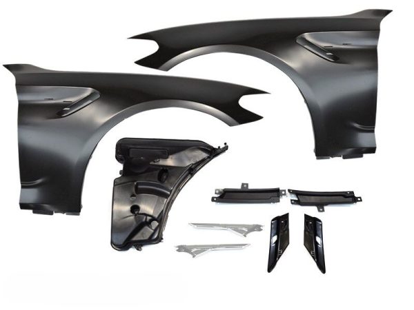 FENDERS SPORT STYLE WITH SIDE VENT CHROME fits BMW G30 G31 17-20 - Image 2