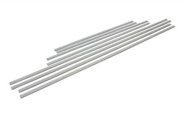 Add On Door Moldings Strips Brushed Aluminum suitable for MERCEDES G-class W463 (1989-2015) - Image 3
