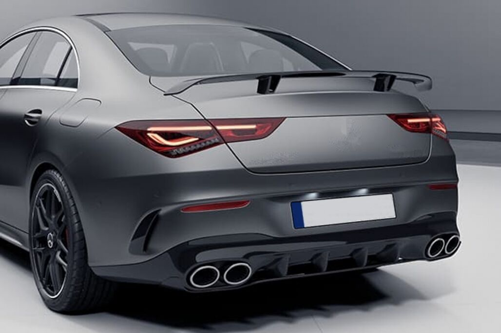 Trunk Boot Spoiler suitable for Mercedes CLA Coupe C118 (2019-up) Aero Package Piano Black - Image 13