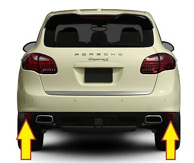 NEW GENUINE PORSCHE CAYENNE 11-18 REAR BUMPER LIGHT REFLECTOR LEFT RIGHT PAIR 958945106 + 958945105 - Image 2