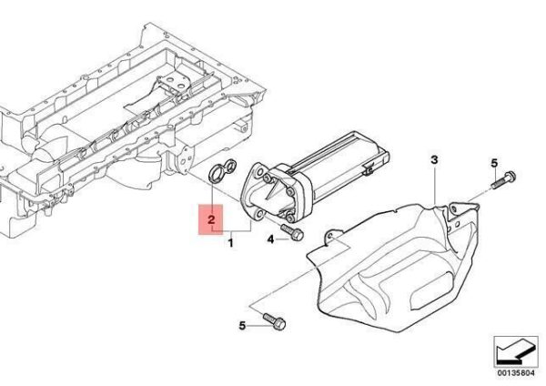 GENUINE BMW 3 5 6 SERIES E90 E60 F10 M TRANSMISSION OIL PUMP GASKET 11417836233 - Image 2