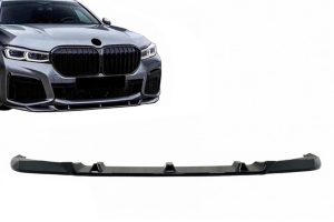 Front Bumper Spoiler Lip suitable for BMW 7 Series G11 G12 LCI M Sport (02.2019-up) Piano Black
