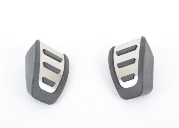 NEW GENUINE AUDI A4 A5 STAINLESS STEEL PEDAL COVERS SET MANUAL LHD 8K1064200 - Image 3