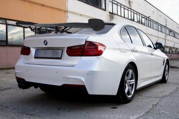 Universal Adjustable Trunk Spoiler Wing GT Design Carbon Film - Image 11
