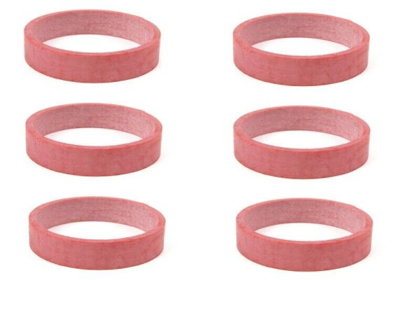 NEW GENUINE BMW DIESEL INTAKE MANIFOLD INLET GASKET SET OF 6 11612246945