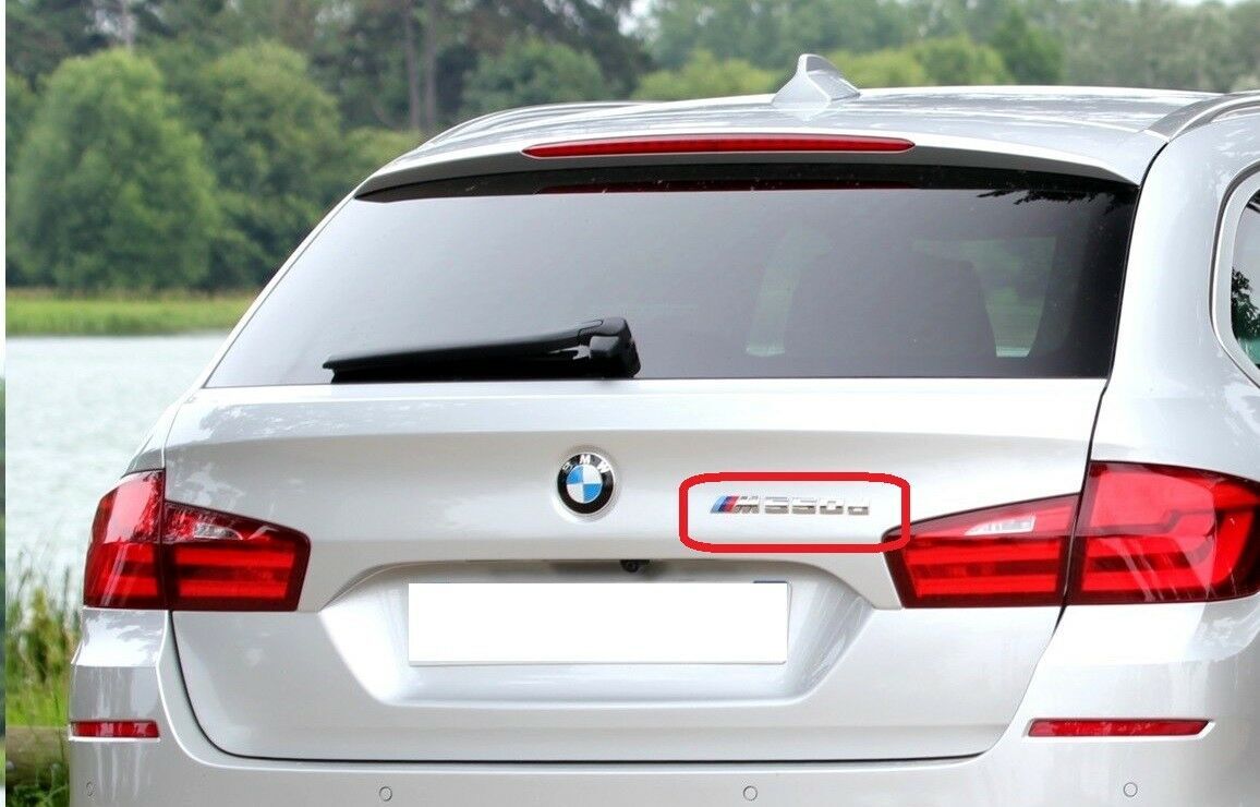 BMW NEW GENUINE F11 10-14 5 SERIES M550d TRUNK BADGE EMBLEM LOGO 51148054898 - Image 2