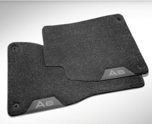 NEW GENUINE AUDI A4 08-15 FRONT BLACK TEXTILE FLOOR MATS LHD 8KD0612756PS