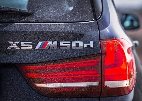 X5 M50d Genuine Rear Trunk Lid Lettering Badge Emblem Sticker Label - Image 4