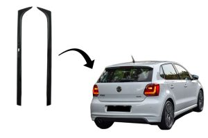 Trunk Rear Window Fin Spoiler suitable for VW Polo 6R MK5 (2009-2018) GTI Design Piano Black