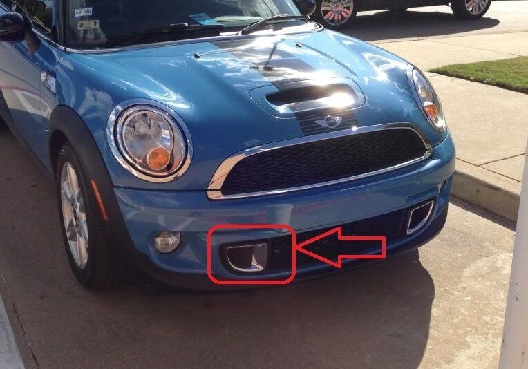 MINI NEW GENUINE R55 R56 R57 R58 R59 JCW S FRONT AIR DUCT FRAME CHROME RIGHT O/S 51117255120 - Image 2