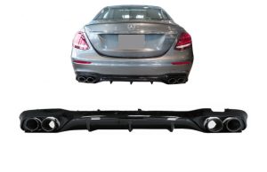 E53 Night Package ANG Look Rear bumper diffuser For Mercedes W213/ S213 16-19