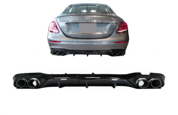E53 Night Package ANG Look Rear bumper diffuser For Mercedes W213/ S213 16-19