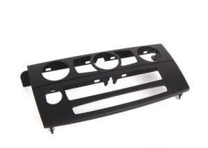 BMW NEW GENUINE 5 SERIES E60 E61 LCI CLIMATE CONTROL COVER BLACK CCC 51456976362