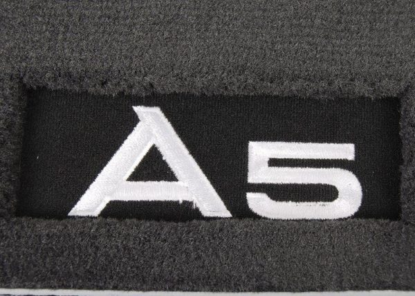 NEW GENUINE AUDI A5 COUPE CABRIO 08-17 FRONT & REAR BLACK TEXTILE FLOOR MATS LHD 8T1061270MNO - Image 2