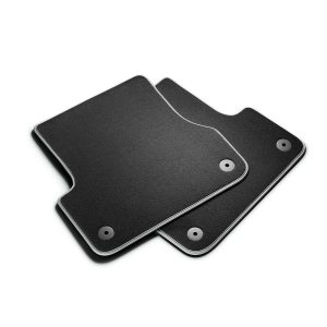 NEW GENUINE AUDI Q5 SQ5 2017- REAR BLACK TEXTILE PREMIUM FLOOR MATS 80A061276MNO