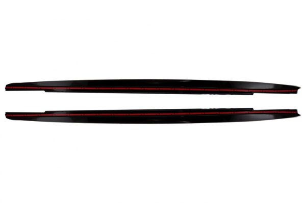 Side Skirts Extension suitable for BMW 5 Series G30 Limousine G31 Touring (2017-up) M Design Piano Black - Image 2