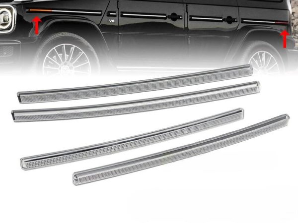 SIDE STRIPS WHITE fits MERCEDES W464 AMG 18- - Image 2