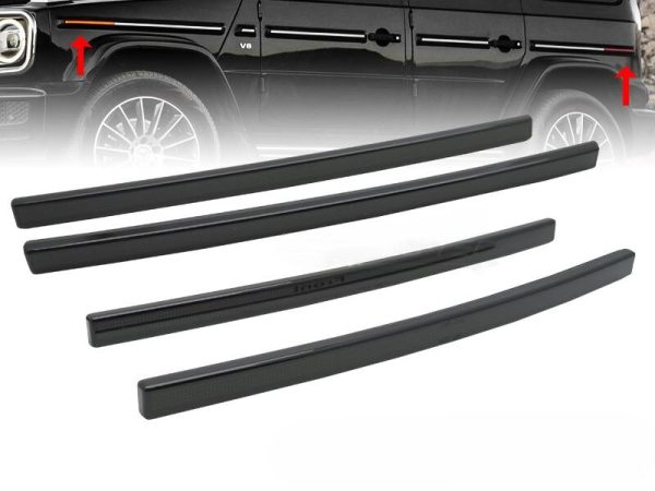 SIDE STRIPS BLACK fits MERCEDES W464 AMG 18- - Image 2