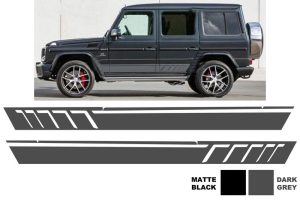 Side Decals Sticker Vinyl Dark Grey suitable for MERCEDES G-class W463 (1989-2017)