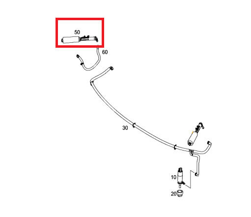 NEW GENUINE MERCEDES BENZ MB A W176 HEADLIGHT TELESCOPIC WASHER NOZZLE RIGHT O/S A1768600247 - Image 3