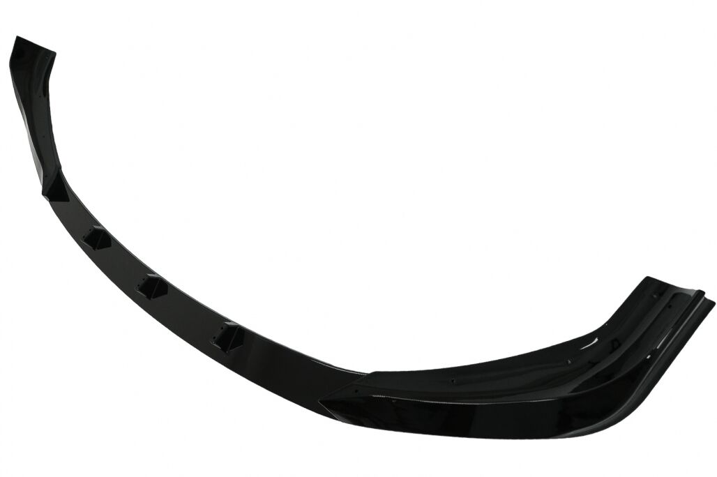 Front Bumper Spoiler Lip suitable for BMW X1 SUV F48 Pre-LCI (2015-2019) Piano Black - Image 7