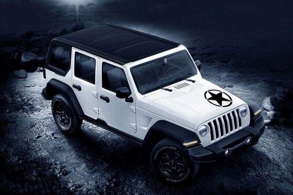 Sticker Star Universal suitable for Jeep Wrangler JK Truck or Other Cars Black - Image 7