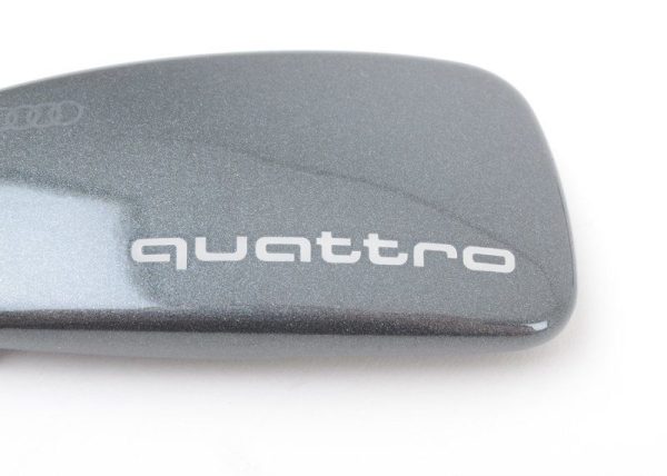 NEW GENUINE AUDI KEY FOB COVER QUATTRO DESIGN IN DAYTONA GREY 8V0071208AZ7S - Image 3