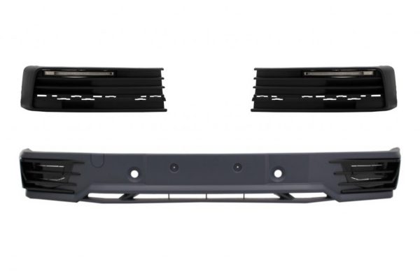 Sportline Front Bumper Spoiler Valance with DRL for VW T6 16-20 - Image 2