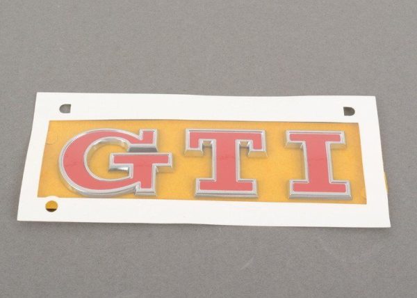 VOLKSWAGEN VW GOLF MK7 NEW GENUINE RED GTI LETTERING BADGE EMBLEM 5G0853675ACJZQ - Image 6