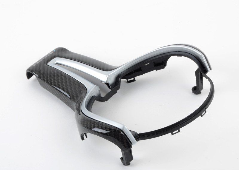 BMW OEM F87 F80 F83 F10 F12 F06 M PERFORMANCE STEERING WHEEL CARBON TRIM COVER 32302345203 - Image 4