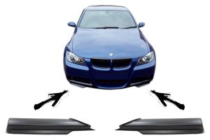 Front Bumper Splitters Spoiler Lip suitable for BMW 3 Series E90 E91 M-Tech (2005-2008)