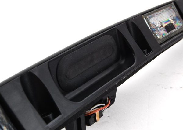 Genuine BMW E46 Cabrio/ Convertible Trunk lid handle grip. With key button and license plate lighting - Image 4