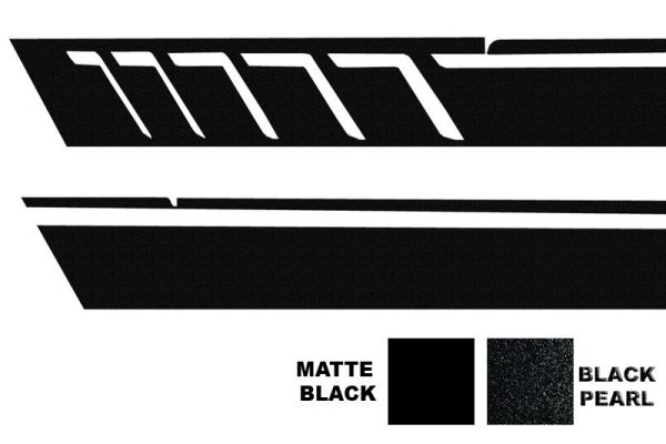 Side Decals Sticker Vinyl Black suitable for MERCEDES G-class W463 (1989-2017) Black Pearl A-Design - Image 4