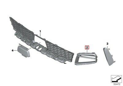NEW GENUINE BMW 1 SERIES F40 M SPORT FRONT BUMPER AIR INTAKE GRILL OPEN LEFT N/S 51118075333 - Image 2