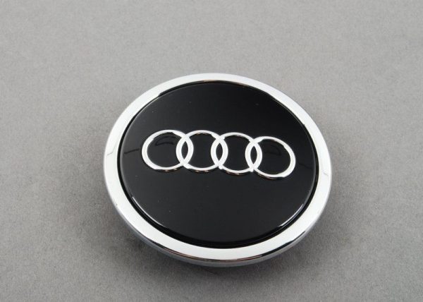 FOR NEW GENUINE AUDI RS7 WHEEL CENTER HUB BLACK GLOSSY CAP - Image 4