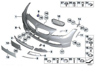 NEW GENUINE BMW Z4 SERIES E89 N/S LEFT HEADLIGHT WASHER JET COVER CAP 51117231079 - Image 3