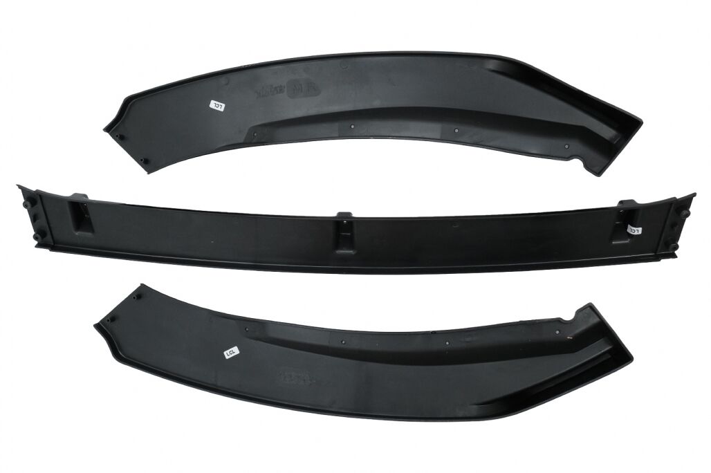 Front Bumper Add-On Spoiler Lip Extension suitable for Skoda Octavia III 5E Sedan Estate (2013-2016) Piano Black - Image 8