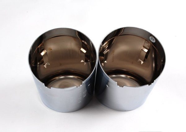 NEW GENUINE AUDI A4 08-16 A5 08-16 A6 11-14 STAINLESS STEEL EXHAUST TIP TRIMS 8K0071762 - Image 5