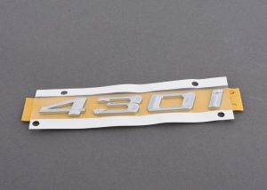 BMW NEW GENUINE F32 F36 F33 4 SERIES 430i LABEL STICKER BADGE EMBLEM 51147423948