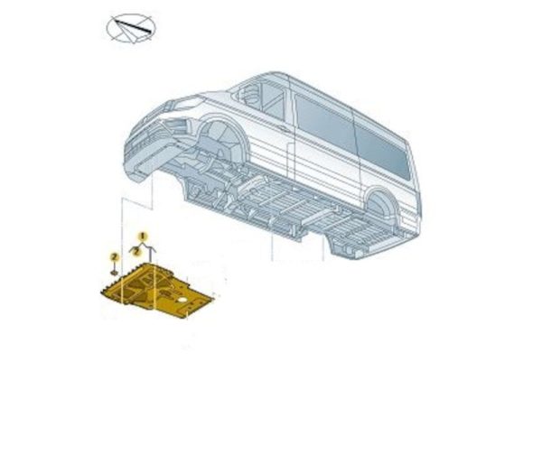 NEW GENUINE FRONT ENGINE GUARD/ UNDERTRAY BELLY PAN For MAN TGE 2017+ - Image 2