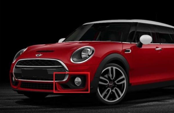 MINI NEW F54 S JCW CLUBMAN FRONT BUMPER FOG LIGHT GRILL TRIM LEFT N/S 51117376371 - Image 2