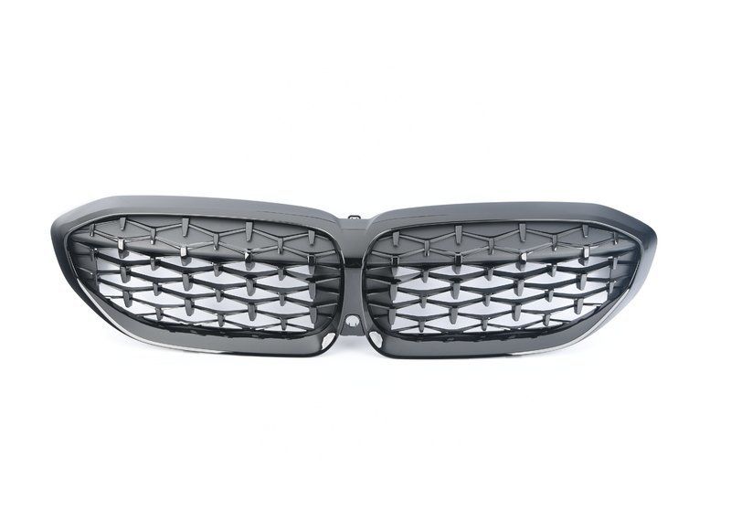 NEW GENUINE BMW 3 SERIES G20 M340i HIGH GLOSS BLACK FRONT KIDNEY GRILLE 51139448475 - Image 2