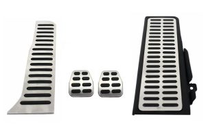 Kit of Pedal Footrest suitable for VW Golf 5 (2003-2007) Golf 6 (2008-2012) Scirocco (2008+) Sharan (2010-2016) Caddy (2004-2015) Skoda Octavia (2004-2013) Seat Leon 1P (2005-2012) Seat Toledo (2004-2