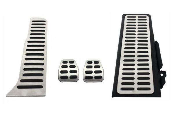 Kit of Pedal Footrest suitable for VW Golf 5 (2003-2007) Golf 6 (2008-2012) Scirocco (2008+) Sharan (2010-2016) Caddy (2004-2015) Skoda Octavia (2004-2013) Seat Leon 1P (2005-2012) Seat Toledo (2004-2