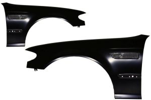 M3 Design Front Wide Fenders for BMW E46 Facelift 2001-2004 Saloon / Touring