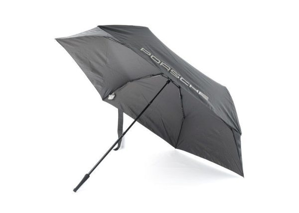 NEW GENUINE PORSCHE DRIVERS SELECTION BLACK SIDE POCKET UMBRELLA - Image 6