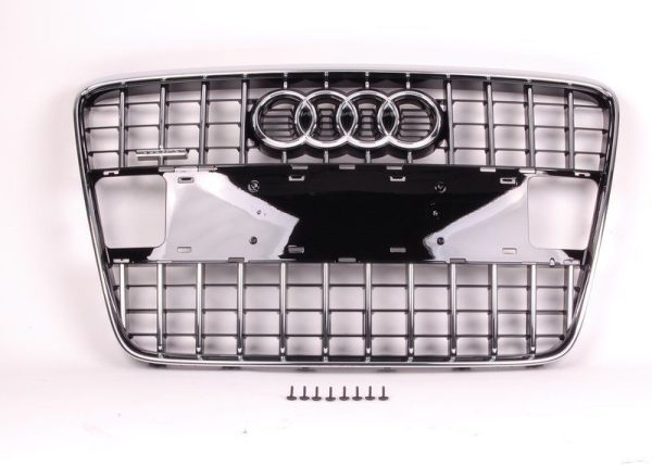 NEW GENUINE AUDI Q7 FRONT GRILLE ASSEMBLY GLOSSY BLACK 4L0853651HT94